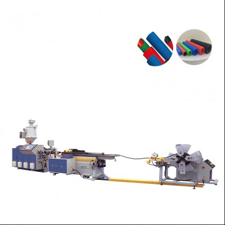 PA / PE / PP / PVC-sola muro, duoble-muro ondumita tubo-elstara linio