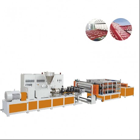 PVC-Ununura/Multavola Varmoizolado Ondumita Tabulo & Ŝtupo-tegmenta Eltruda Linio de Jwell Machinery Ĉinio