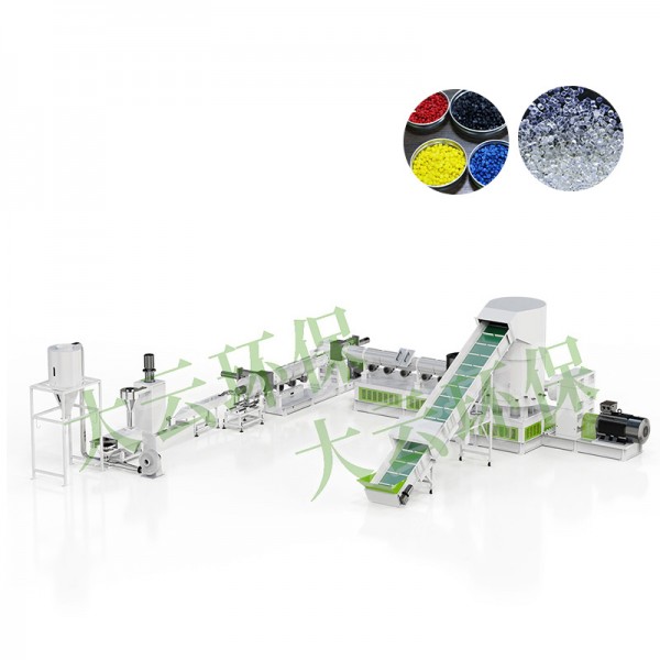 Jwell Tri Maŝino Integrita Reciklado Pelletizing Maŝino