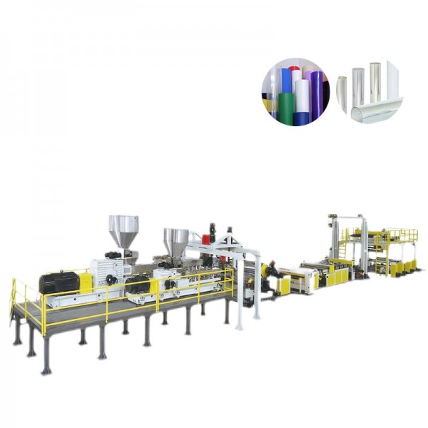 Ĝemelŝraŭba Sekigilo-libera Vented PET Sheet Extrusion Line